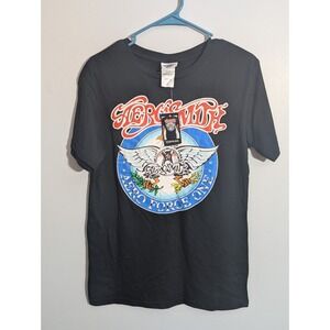 Medium. Aerosmith Band Black Tee Shirt‎ Aero Force One
